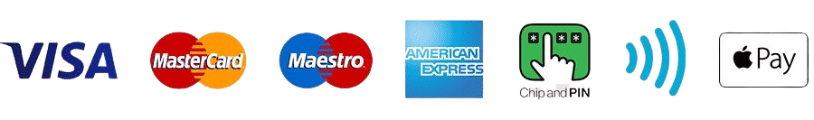 Formas de Pagamento: Visa, Mastercard, American Express, Diners Club, Elo, Boleto, PIX